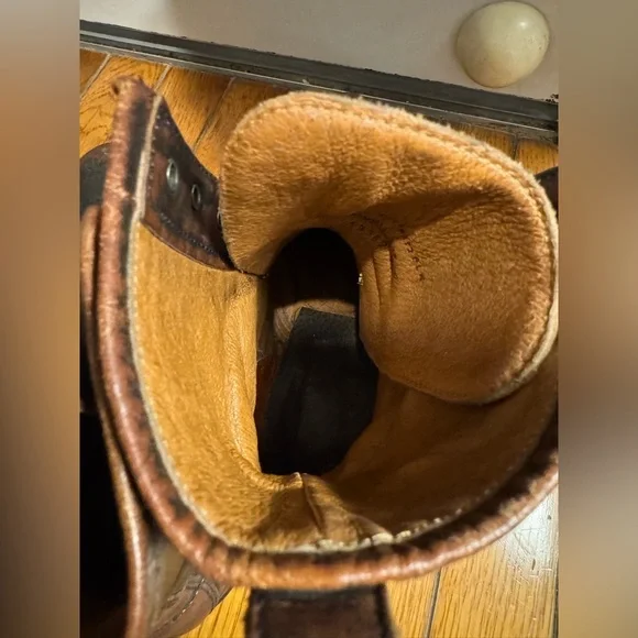 Frye Veronica leather lace up combat boots - Picture 12 of 16